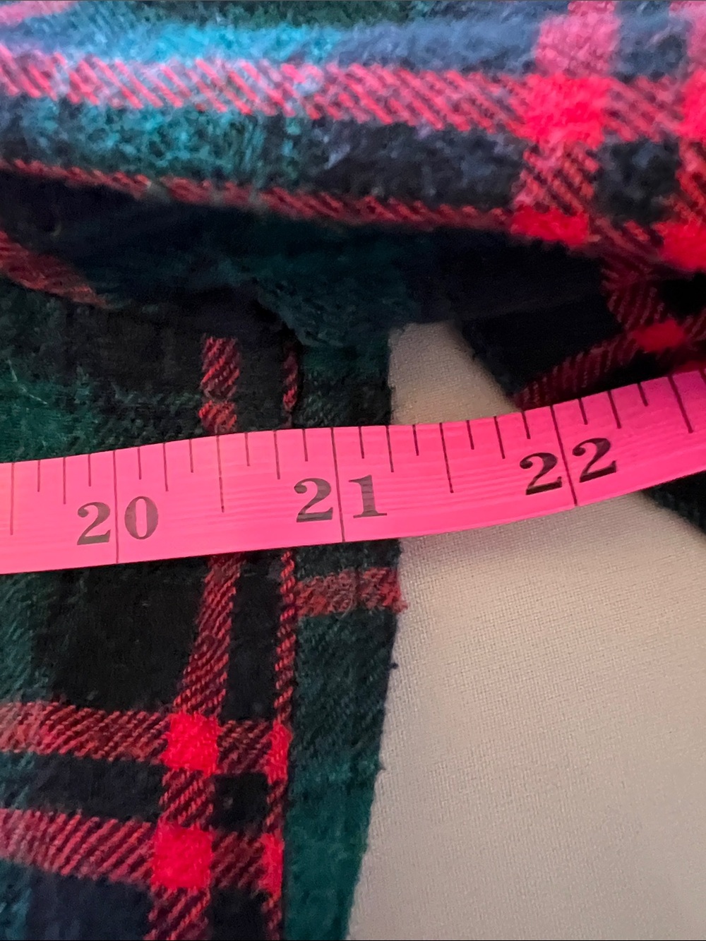 Ralph Lauren Red & Green Plaid Button-Front Nightshirt with Crest - Picture 6 of 10